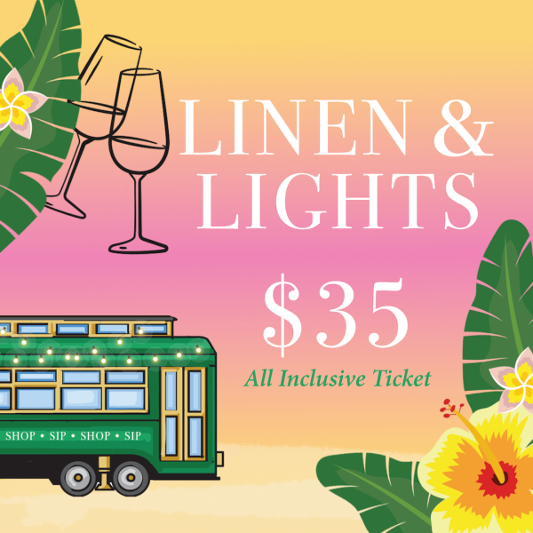 Linen and Lights Shopping Experience Ticket
